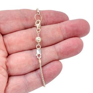 Vintage Italian Bracelet Sterling Silver 925 7.25"